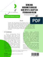 05 2013 - 2 Bencana Hidrometeorologi Dan Upaya Adaptasi Perubahan Iklim (Sri Nurhayati Qodriyatun) PDF