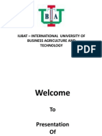 Iubat - International University of Business Agriculture and Technology