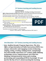 Arts Education 21 Century Learning and Leading Success: Presenter Information and Contact Information