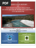 Download A Dissertation on Assessment of Non-Point Source Pollution in Tons River of Dehradun District Uttarakhand by shariqueanjum SN143181329 doc pdf