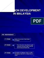 Education Development in Malaysia from Pre-Independence to Present