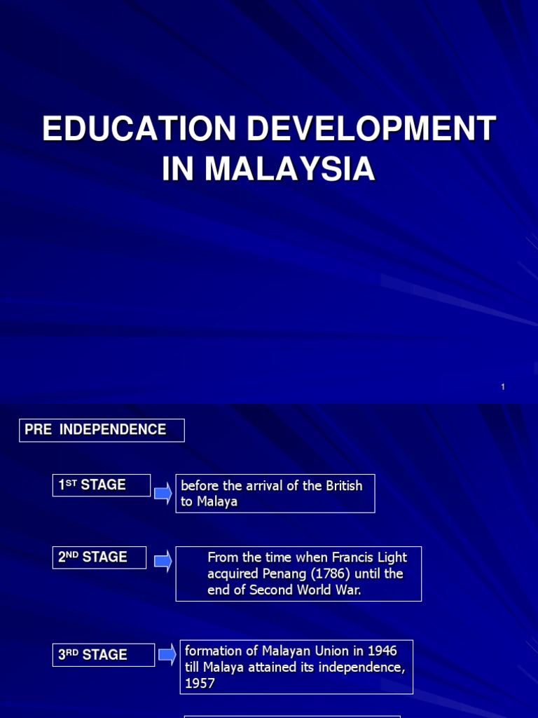 Education Development in Pre-Independence Malaysia | PDF | Malaysia ...
