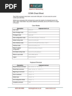 CCNA Cheat Sheet: Experts in Networking