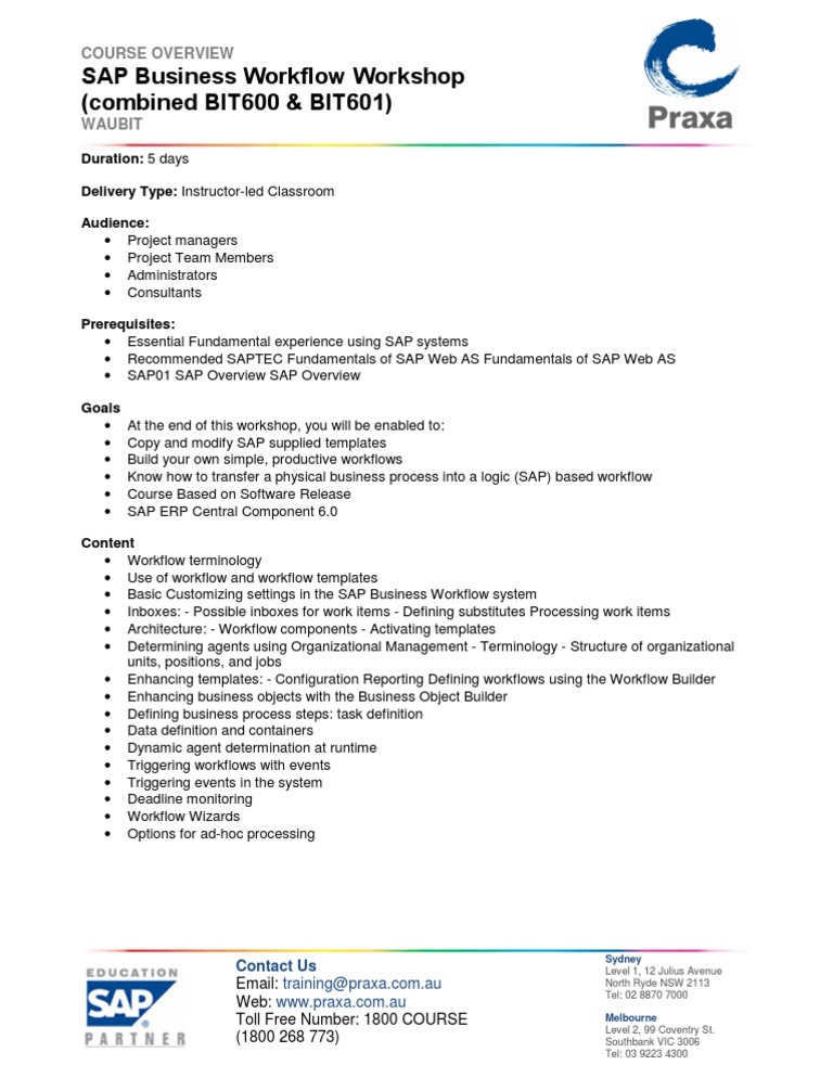 BIT600 & BIT601 Course Content | PDF