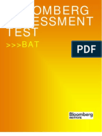 Bloomberg Assessment Test