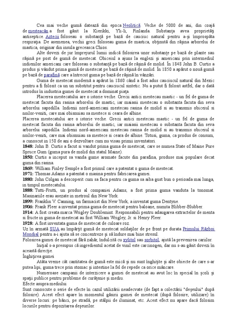 Cine A Inventat Guma | PDF