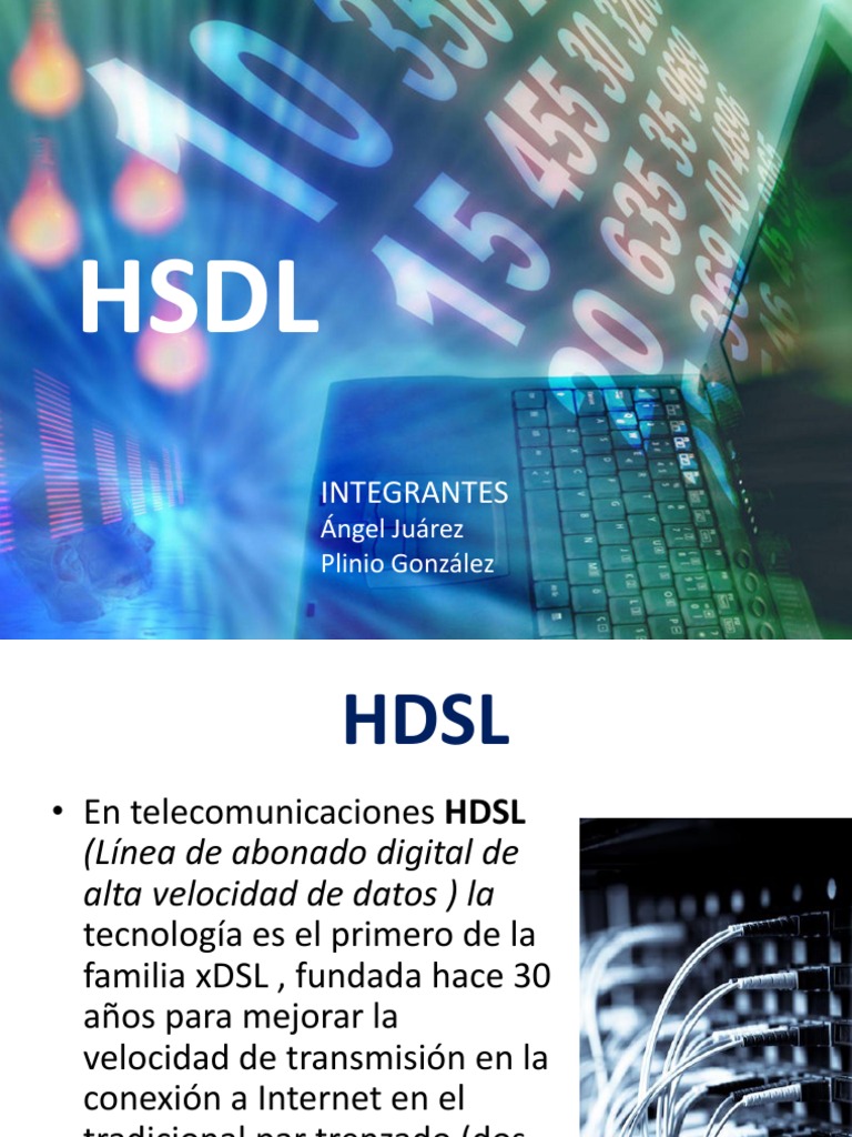 Tecnología HDSL: Ventajas y Aplicaciones | PDF | Línea de abonado ...