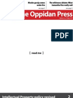 The Oppidan Press. Edition 6. 2013