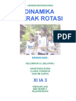 Laporan Fisika-dinamika Gerak Rotasi