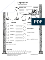Labyrinth Lord AEC Character Sheet