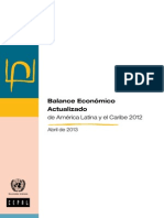 Balance Economic o Actualiza Do 2012