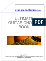 Ultimate Guitar Chords Book - All Chords A-G