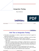 Integration Testing: Stuart Anderson