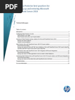 Download Data Protector Best Practices for Backing Up and Restoring Microsoft SharePoint Server 2010 by cedoma71 SN143238214 doc pdf