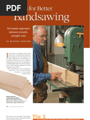 Bandsaw Tune up