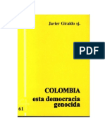 Colombia Democracia Genocida