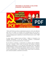 Combatir o Defender Al Chavismo, Lucha Entre Marxismo y Revisionismo
