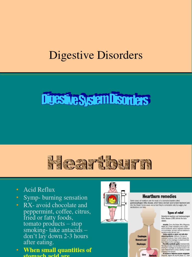 Digestive System Disorders PDF Human Digestive System Gastroenterology