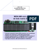 Mon Ami Matriz de Leds 7x30 Manual Del Usuario