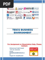 Download Tesco Business Environment by Muhammad Sajid Saeed SN143256893 doc pdf