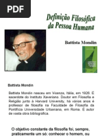 Battista Mondin PEDAGOGIA