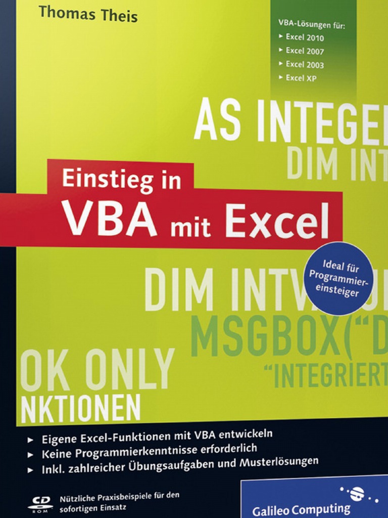 Einstieg Mit Vba In Excel