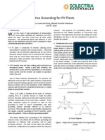 Effective Grounding For PV Plants