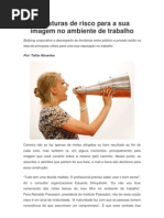 6 Posturas de Risco Para a Sua Imagem No Ambiente de Trabalho