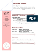 Curriculum Vitae Modelo3b Granate