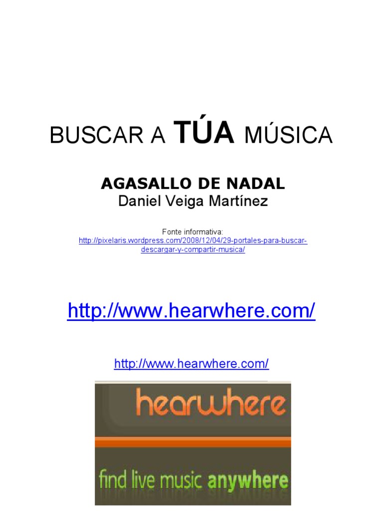 Recursos para Buscar Música Online | PDF