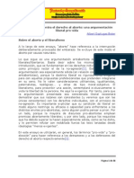 El Liberalismo Contra El Derecho Al Aborto