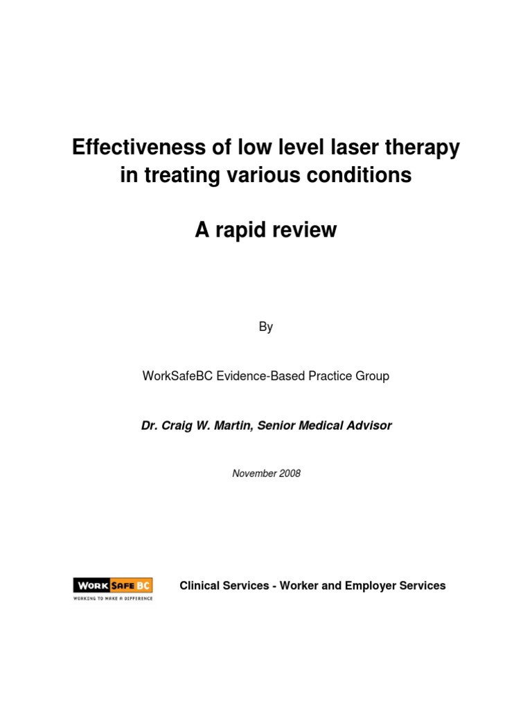 Low Level Laser Therapy | PDF | Health Care | Health Sciences