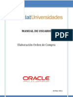 PO-09 Elaboración Orden de Compra - Oracle