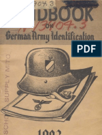 Handbook On German Army Identification (1943)