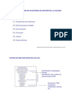 Implantación de Un Sistema de Gestión de La Calidad