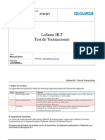 Test de Transacciones - Modulo Laboratorio v. 1.0 PDF