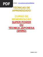 10 - Apostila de Memorização Super Power (TÉCNICA JAPONESA)