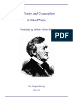 WAGNER, Richard. On Poetry and Composition PDF