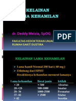 Kelainan Lama Kehamilan