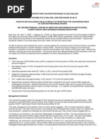 Download Citigroup Q1 2009 Earnings Release by Wall Street Folly SN14334622 doc pdf