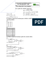 2a Avaliação de Eletrônica Digital