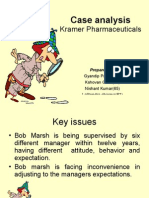 Case Analysis Kramer Pharmaceuticals