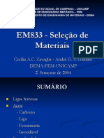 EM 833- seleção de ligas ferrosas