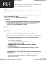 Orphaned Child Domain Controller Information May Not Be Replicated To Other Windows 2000 Server-Based Domain Controllers