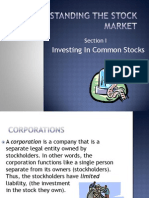 Understanding the Stock Market