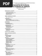 123469618 Preguntas de Filosofia de Examenes de Admision Por Temas