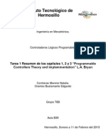 Programmable Controllers Theory and implemmentation” L.A. Bryan Resumen Capitulo 1, 2, 3 