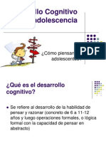 Adolescencia 5 Desarrollo Cognitivo-Des Moral