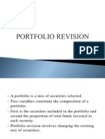 Portfolio Revision and Evaluation