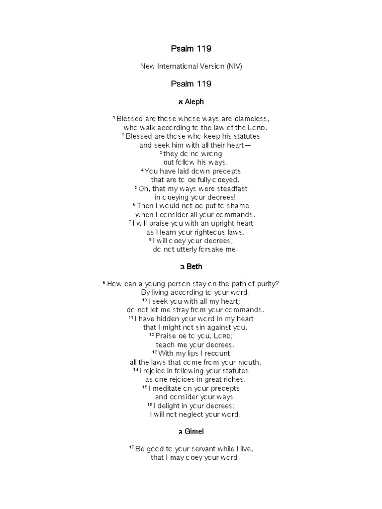 Psalm 119.pdf Salvation Theology